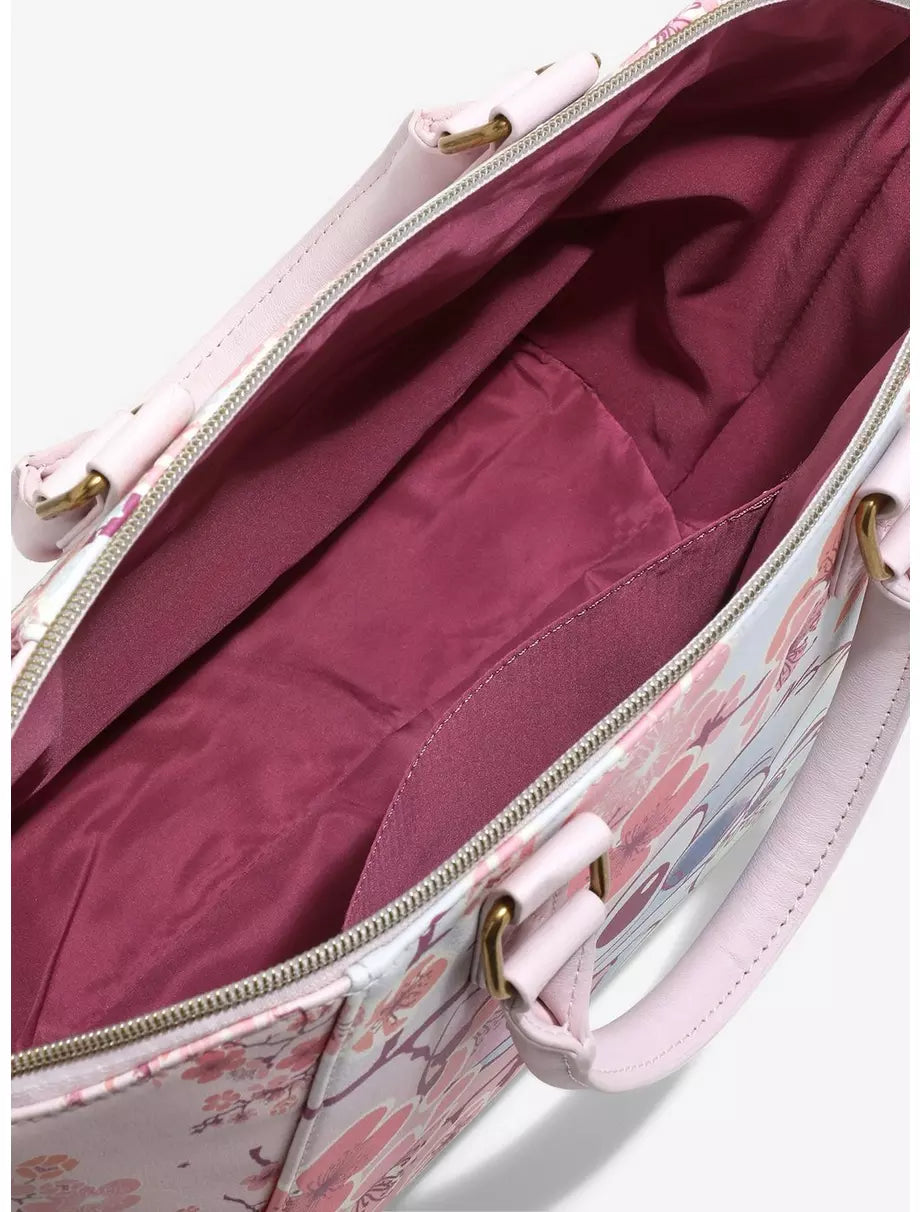 Stitch Cherry Blossoms Loungefly Satchel Bag