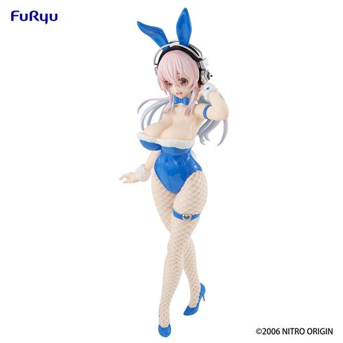 Super Sonico BiCute Bunnies Blue Rabbit Ver. FuRyu Figure