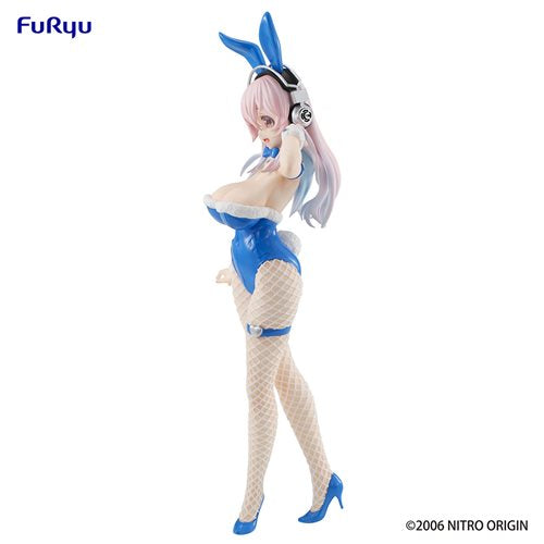 Super Sonico BiCute Bunnies Blue Rabbit Ver. FuRyu Figure