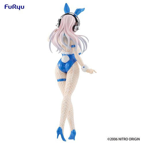 Super Sonico BiCute Bunnies Blue Rabbit Ver. FuRyu Figure